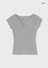 Letso Slit Slim Fit Short Sleeve T-shirt
