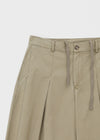 (UNISEX) Jerya Pintuck Two-way Balloon Cotton Pants