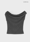 Soera Drape Shirring Off-shoulder Top