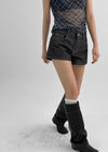 New Gong Non-fade Raw Denim Shorts