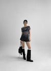 New Gong Non-fade Raw Denim Shorts