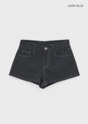 New Gong Non-fade Raw Denim Shorts