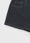 New Gong Non-fade Raw Denim Shorts