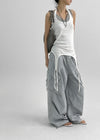 Betty Rivet Cargo Wide Two-way Pants