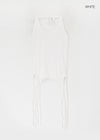 Totok Halter Layered Strap Long Sleeveless