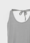 Totok Halter Layered Strap Long Sleeveless