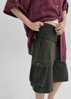 Freak Folding Banding Bermuda Pants