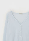 Kumble Summer See-through Loose-fit V-neck Cardigan
