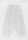 (UNISEX) Double-breasted Balloon Wide Two-way Banding Pants