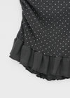 Momong Dot Frill Tube Top