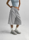 (UNISEX) Niton Eyelet Nylon Banding Bermuda Shorts