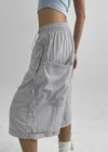 (UNISEX) Niton Eyelet Nylon Banding Bermuda Shorts