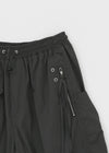 (UNISEX) Niton Eyelet Nylon Banding Bermuda Shorts