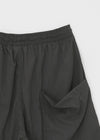 (UNISEX) Niton Eyelet Nylon Banding Bermuda Shorts