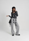[B-BASIC] Light Sweat Straight Banding Pants
