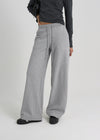 [B-BASIC] Light Sweat Straight Banding Pants