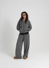 [B-BASIC] Bold Stripe Banding Pants