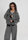 [B-BASIC] Bold Stripe Banding Pants
