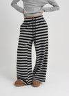 [B-BASIC] Bold Stripe Banding Pants
