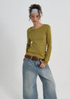 [B-BASIC] Light Standard Round Long Sleeve T-shirt (2size)