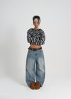 [B-DENIM] ORIGINAL WIDE JEANS 044
