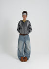 [B-DENIM] ORIGINAL WIDE JEANS 044
