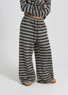 [B-BASIC] Bold Stripe Banding Pants