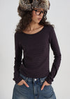 [B-BASIC] Standard Stripe Long Sleeve T-shirt (2size)