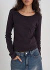 [B-BASIC] Standard Stripe Long Sleeve T-shirt (2size)
