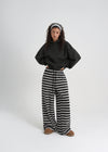 [B-BASIC] Bold Stripe Banding Pants
