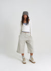 [B-BASIC] Tension Deep V-neck Wrap Long Sleeve T-shirt