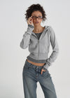 [B-BASIC] Light Sweat Slim Hooded Zip-Up