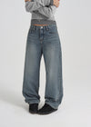 [B-DENIM] STANDARD WIDE JEANS 045