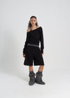 [B-BASIC] Light Sweat Off-Shoulder Man-to-Man
