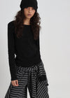 [B-BASIC] Light Standard Round Long Sleeve T-shirt (2size)