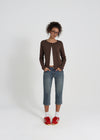 [B-DENIM] VINTAGE CAPRI JEANS 049