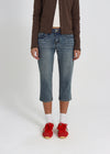 [B-DENIM] VINTAGE CAPRI JEANS 049