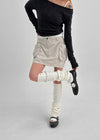 Betu Cotton Cargo Mini Skirt