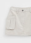 Betu Cotton Cargo Mini Skirt