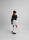 Jula Boat Neck Semi-crop Long Sleeve T-shirt