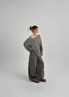 Romanki Loose Fit Boat Neck Knit