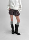 Stolo Check Balloon Shorts