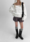 Stolo Check Balloon Shorts