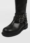 Dipolon Eyelet Biker Mid Boots