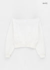 Ratton Boat Neck Off-shoulder Man-to-man