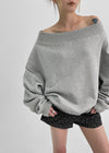 Deltz Stud Off-shoulder Man-to-man