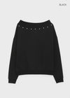 Deltz Stud Off-shoulder Man-to-man