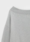 Deltz Stud Off-shoulder Man-to-man