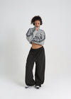 [B-BASIC] Heavy Sweat High Neck Line Zip-up