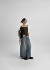 Kumba Set - Boat Neck Short Sleeve,Halter Neck